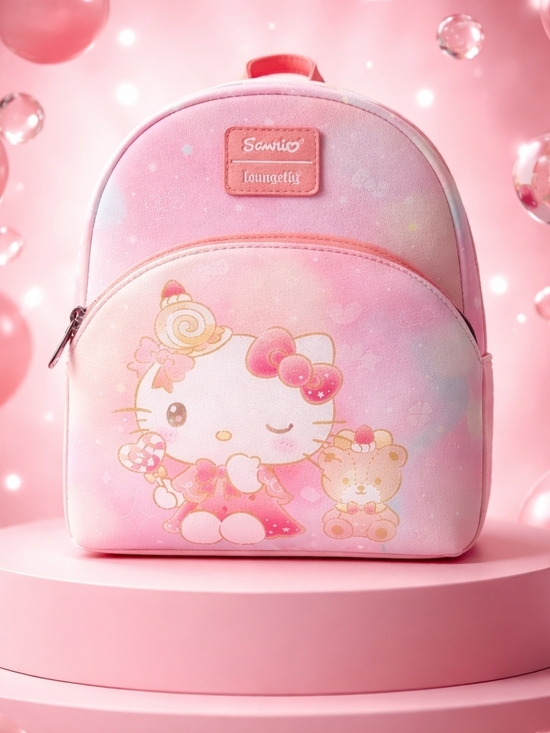 hello kitty backpack sweets Loungefly Sweet Treats Cosplay Mini Officially licensed by Sanrio (Hello Kitty) Loungefly Sanrio Hello Kitty Sweets